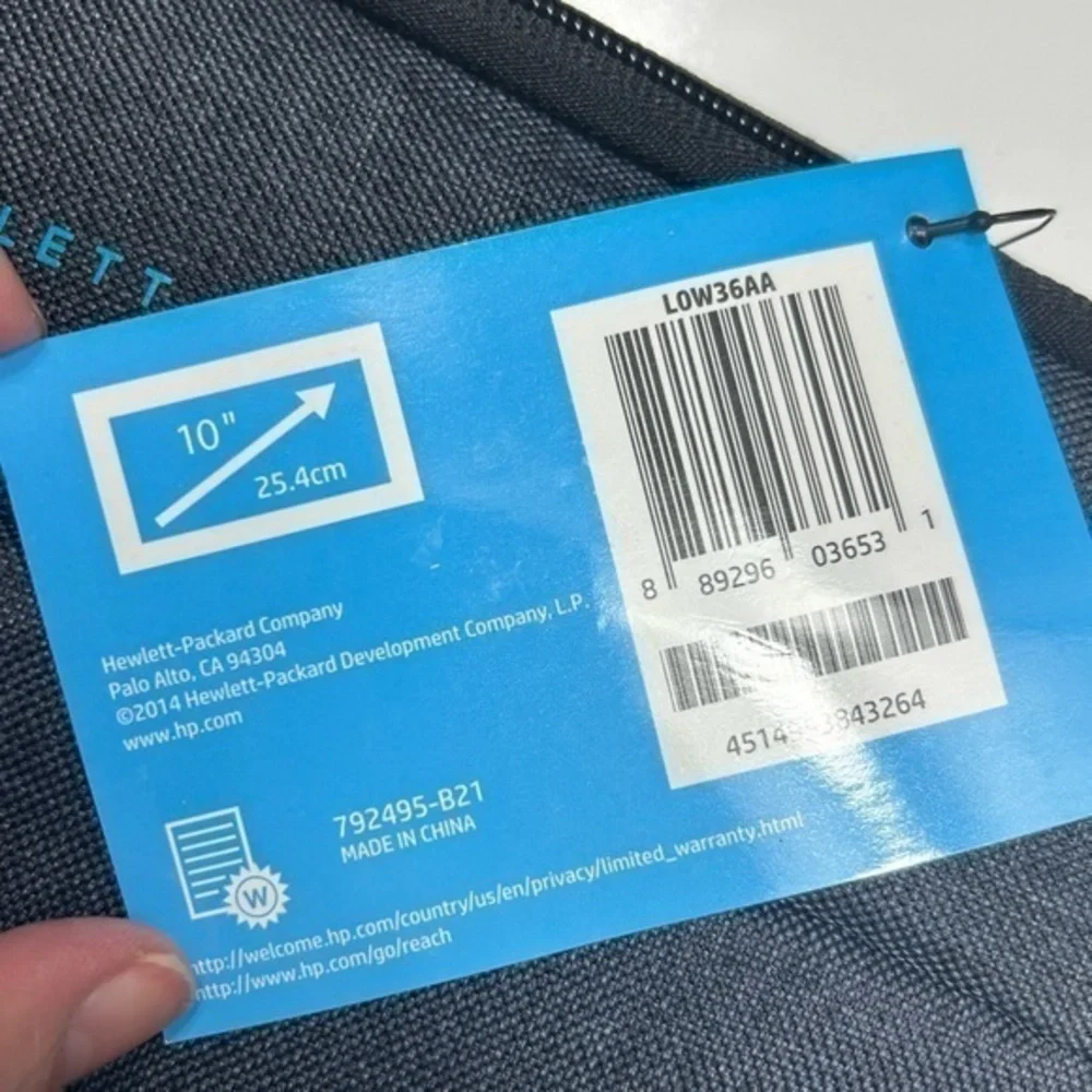 HP Laptop Sleeve Case Shoulder Bag‎ L0W36AA